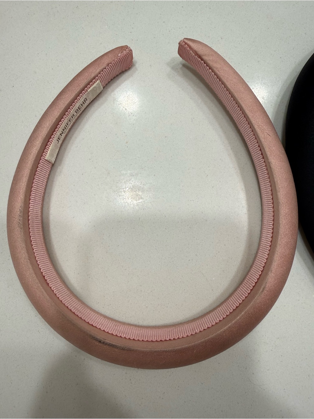 2 Jennifer Behr Pink And Black Headband — image 5 of 7